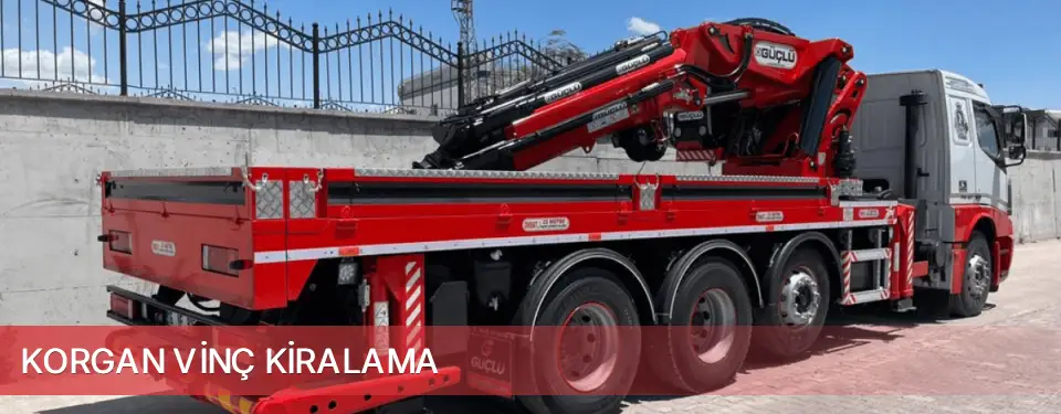 Korgan İlçemi Vinç Kiralama